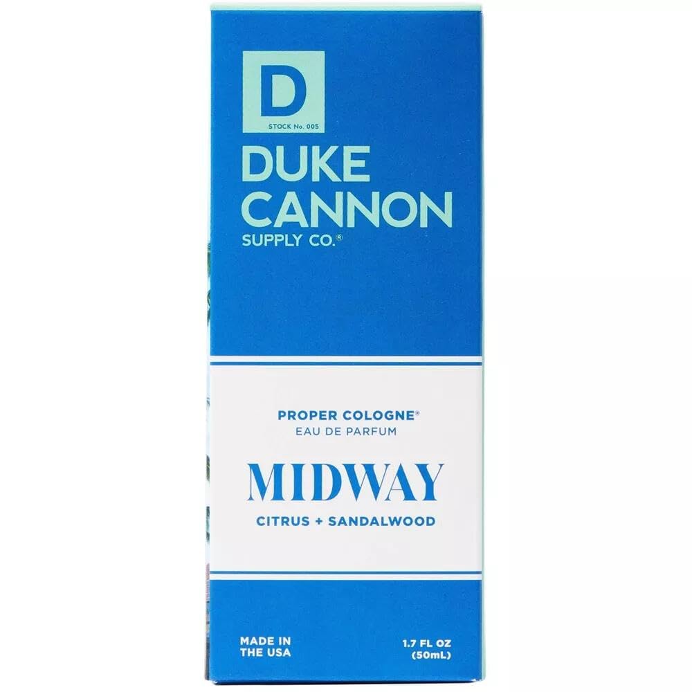 Duke Cannon Proper Cologne Midway coastal vibe supports casual confident moments