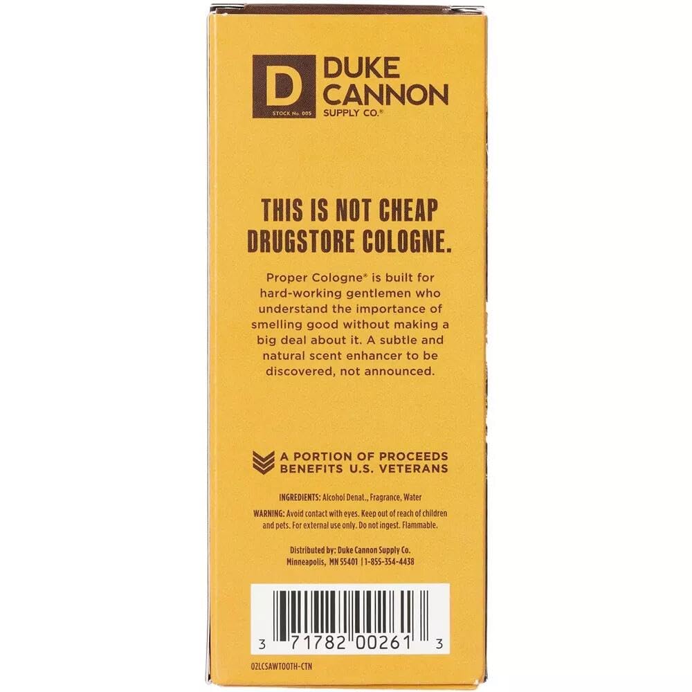 Duke Cannon Sawtooth is gift-ready for the man who loves natural scents