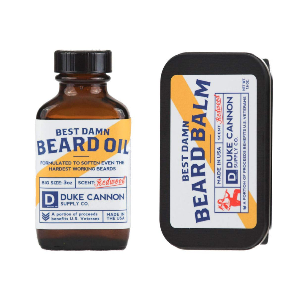 Duke Cannon Redwood scent conveys woodsy aroma for daily wear.