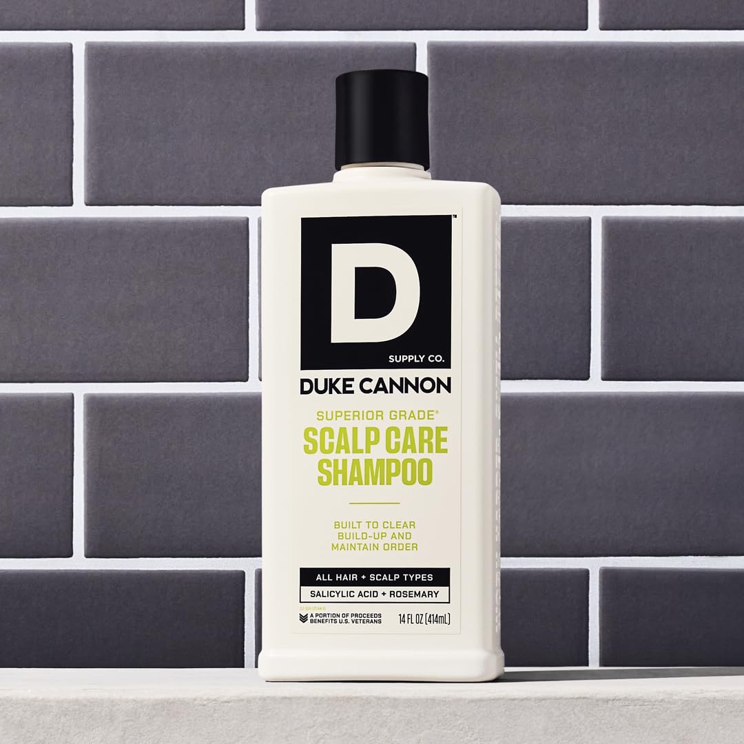 Duke Cannon rich lather close-up for thorough washing.
