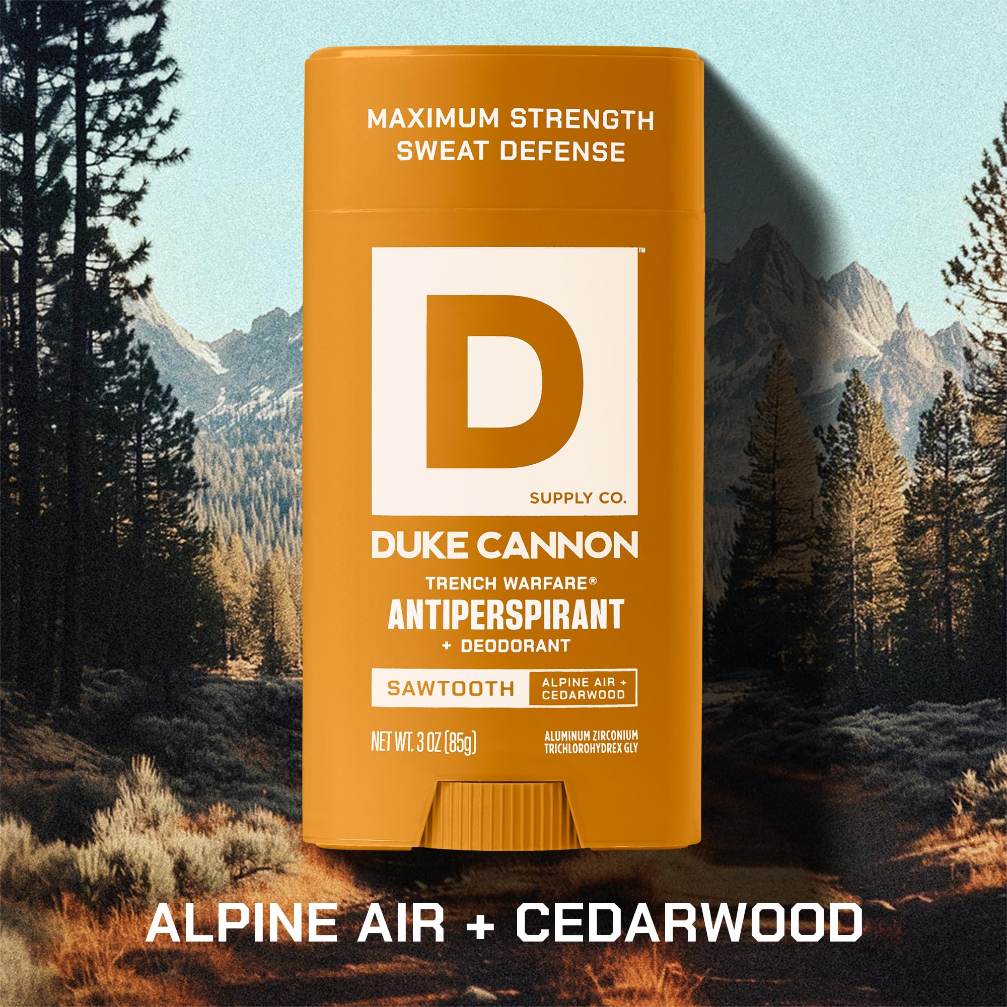 Duke Cannon Sawtooth 2 pack packaging for convenient protection on the go