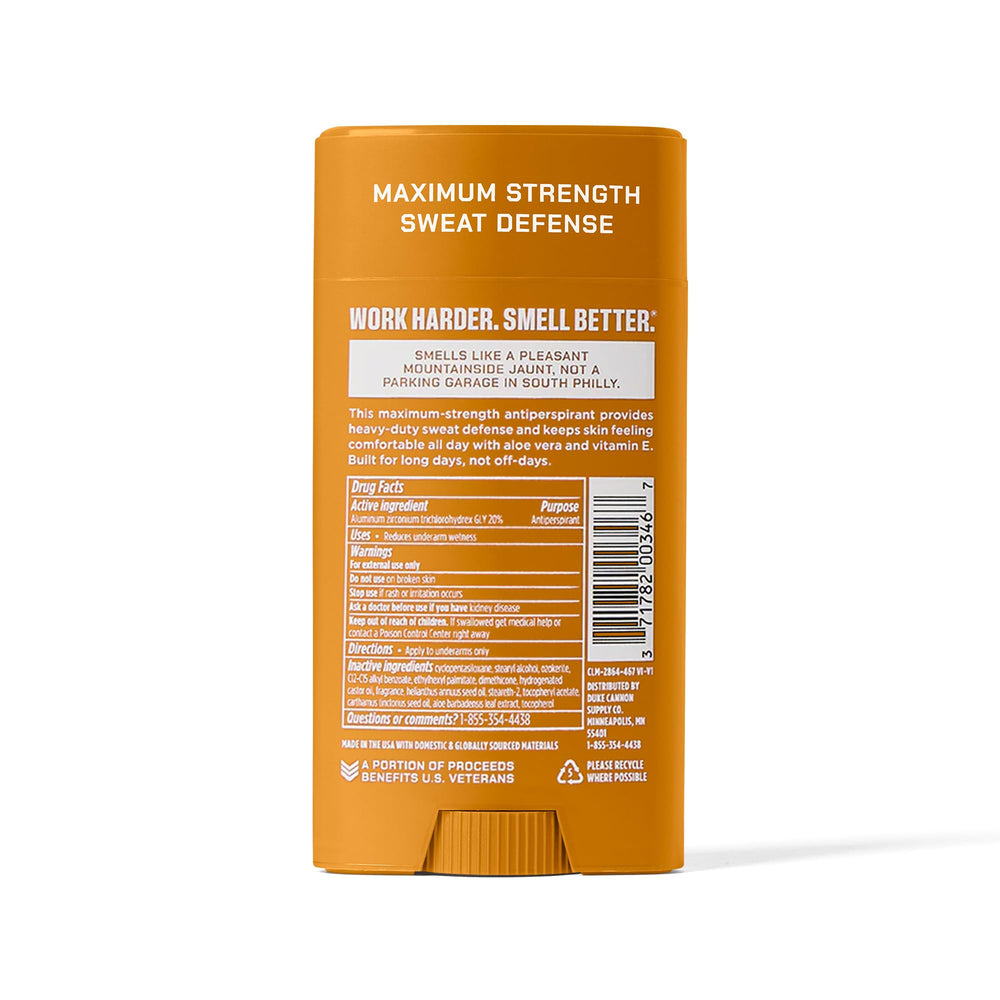 Duke Cannon Sawtooth is cruelty-free and free from parabens and phthalates