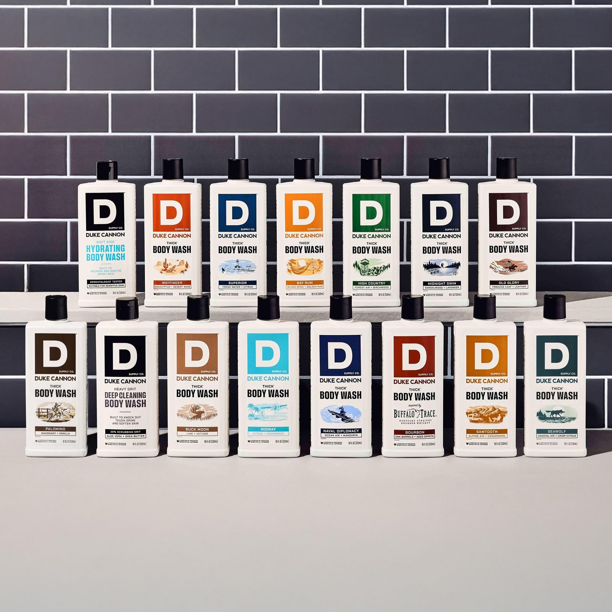 Duke Cannon THICK island-spices aroma enhances morning shower mood
