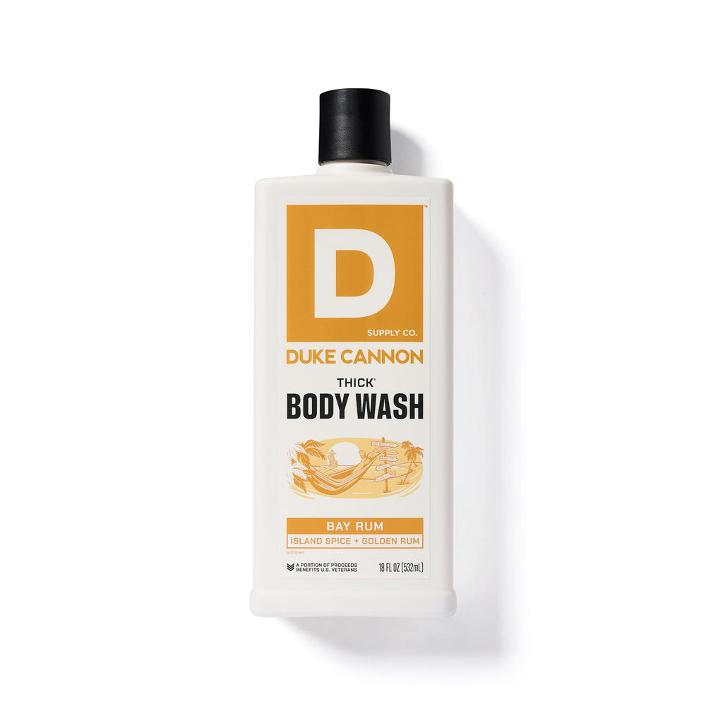 Duke Cannon THICK paraben-free label appeals to clean-beauty-minded shoppers