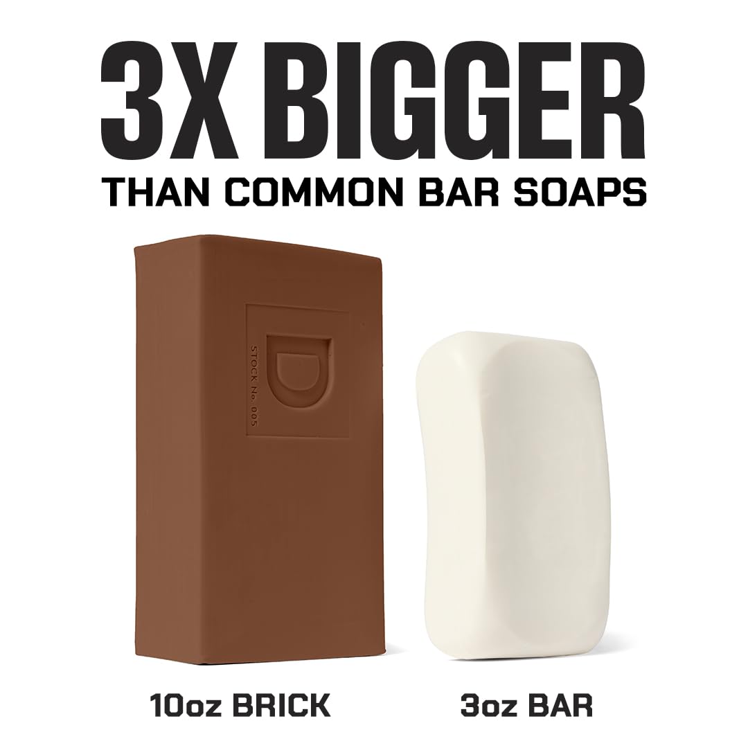 Duke Cannon three-pack packaging highlights convenient, value-packed shower routine.