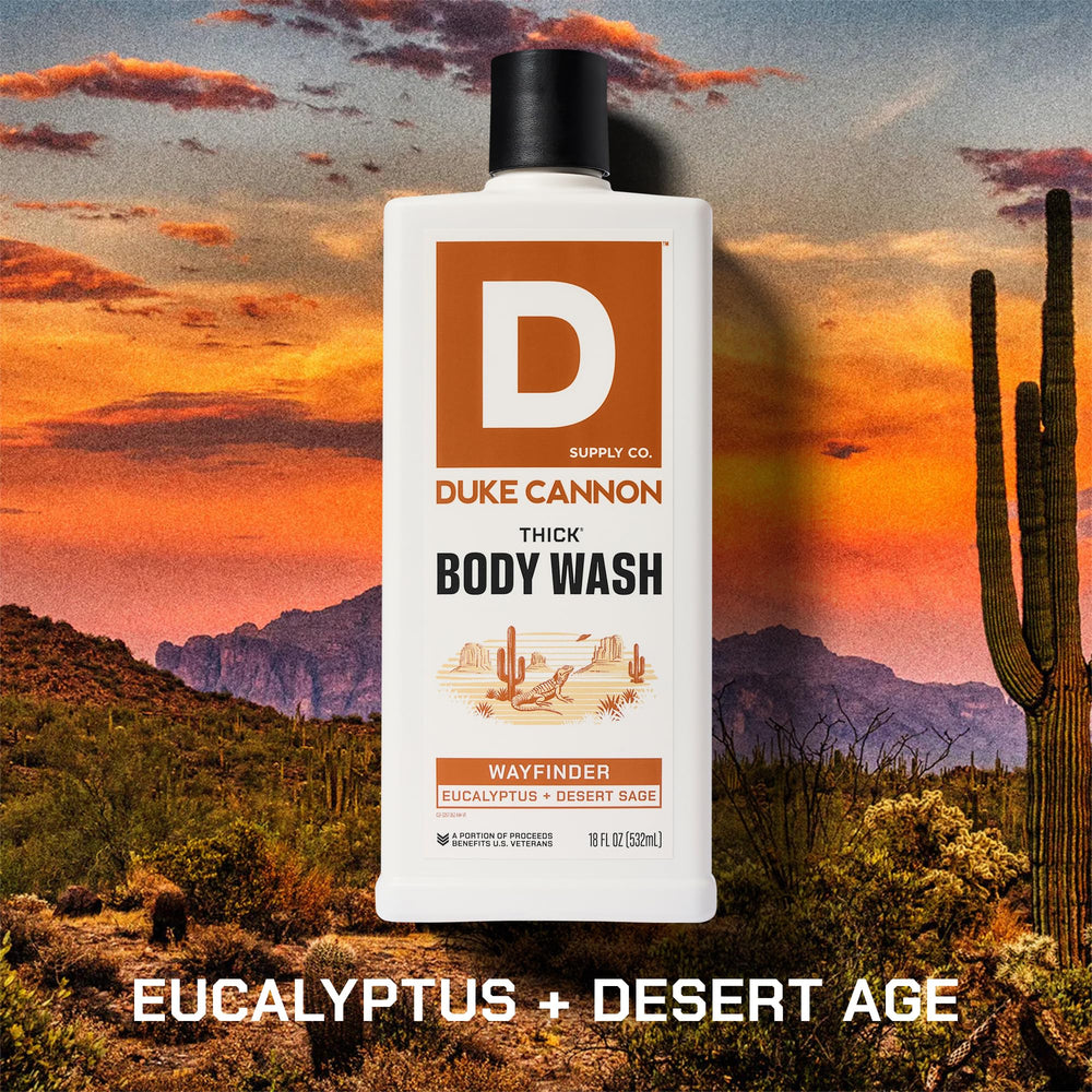 Wayfinder label shows desert sage and eucalyptus scent