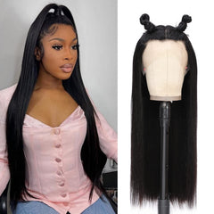 DULOVE wig baby hairs frame the natural hairline for realism