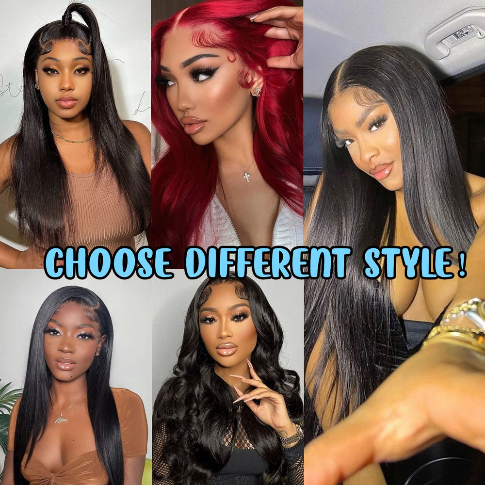 DULOVE glueless cap with four combs and adjustable strap for secure fit