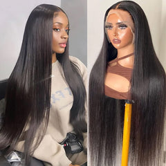 DULOVE lace front wig shows natural hairline for daily wear