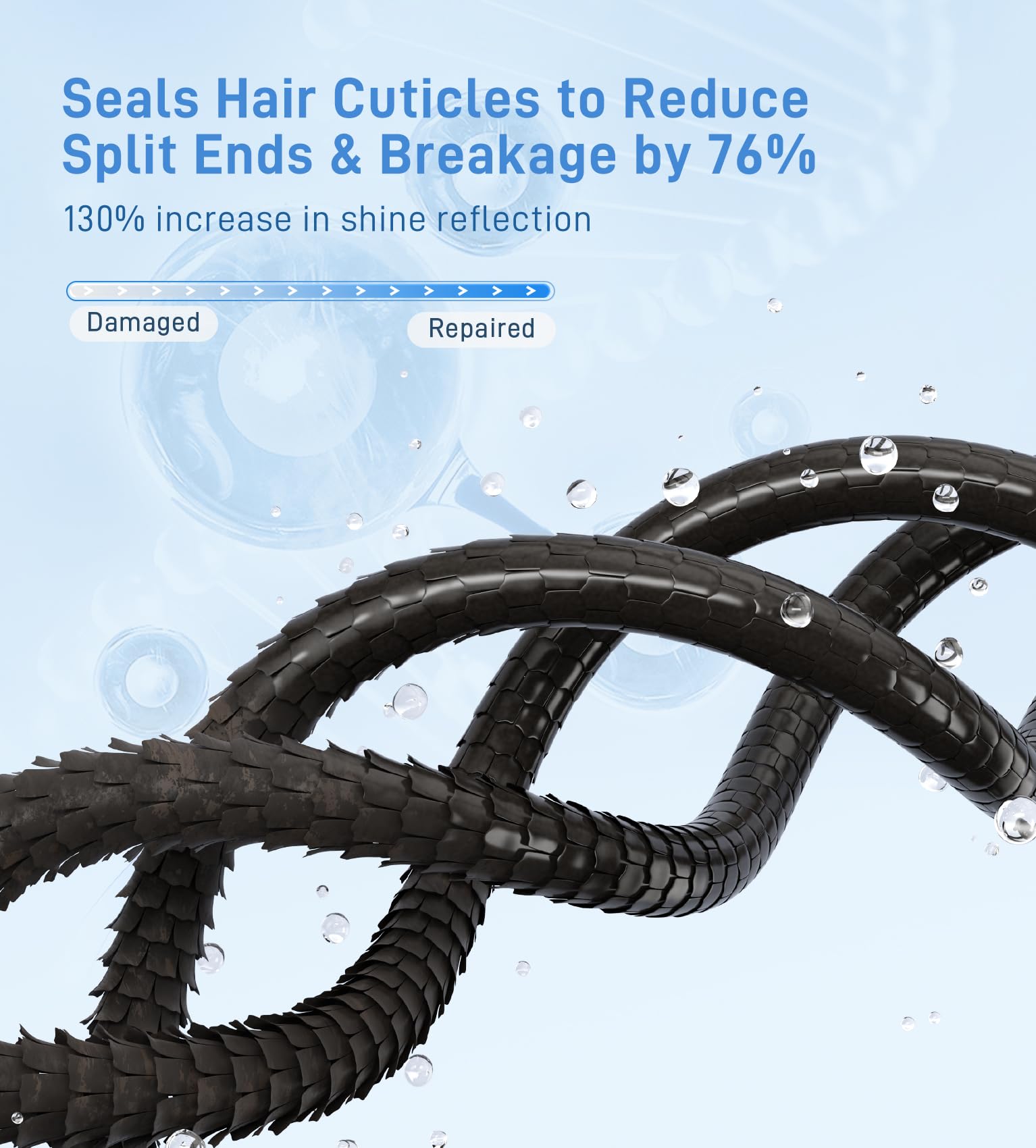 Dumie ideal for curly and color treated hair