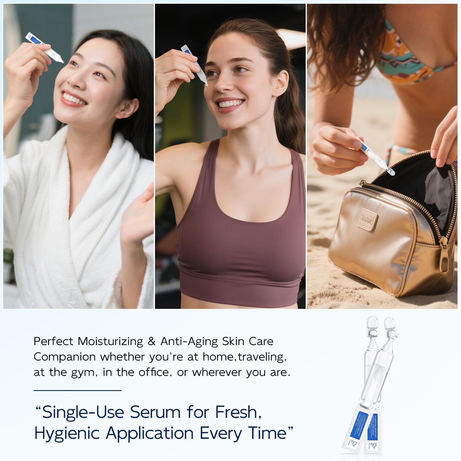 Dumie travel-friendly tube packaging suitable for on-the-go hydration.