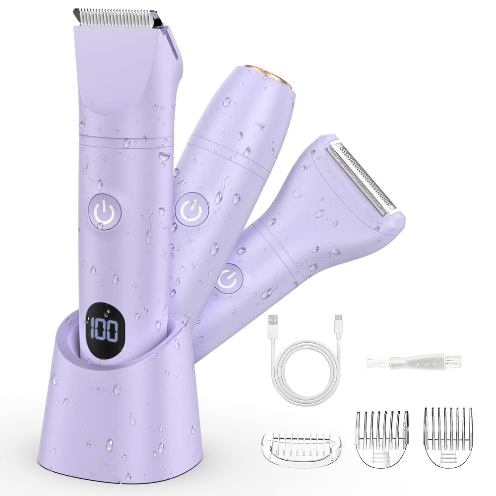 Dumite bikini trimmer long hair trim head for precise, smooth body shaping.