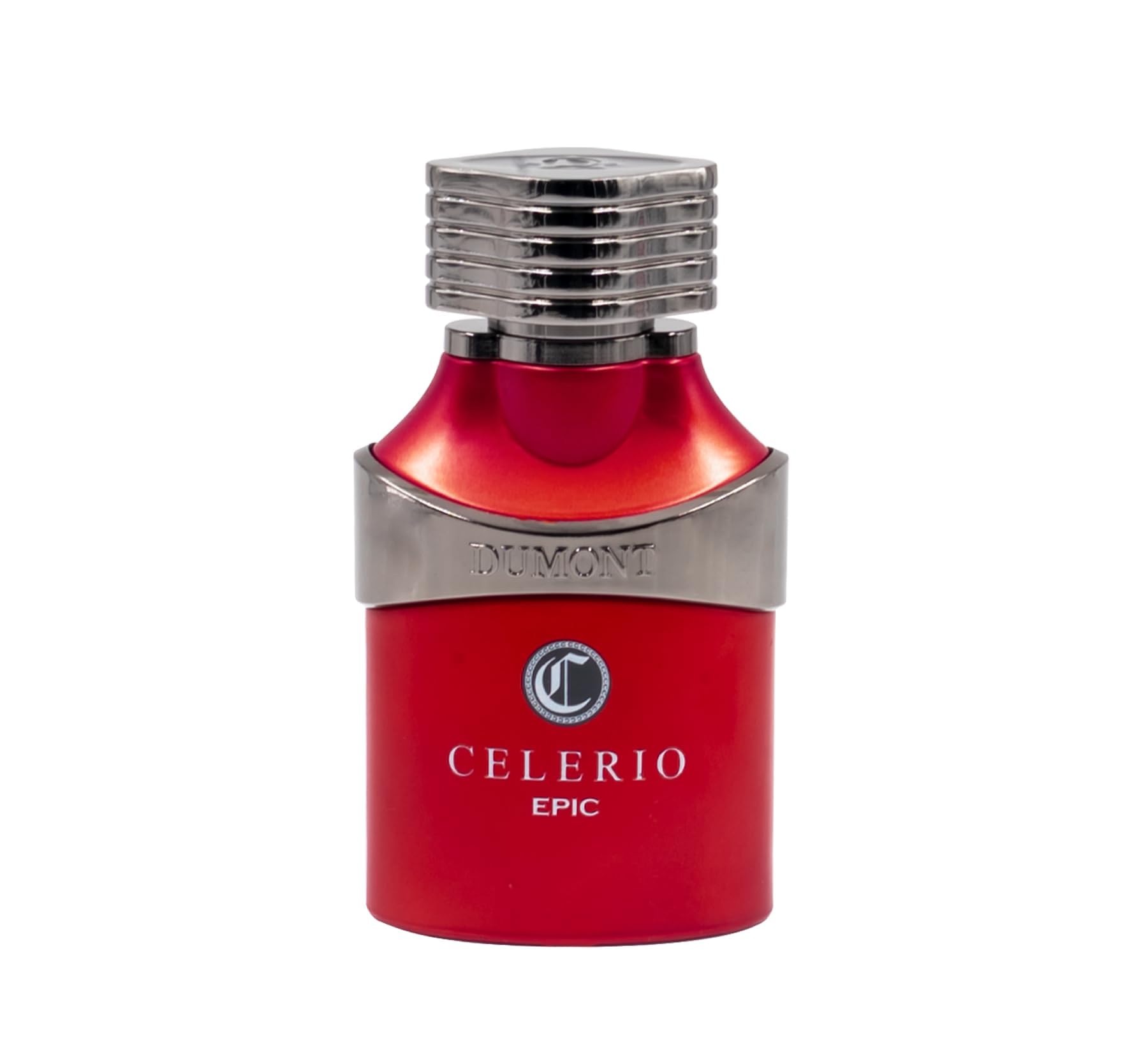 Dumont Celerio Epic packaging on display emphasizes a stylish gift-ready fragrance.