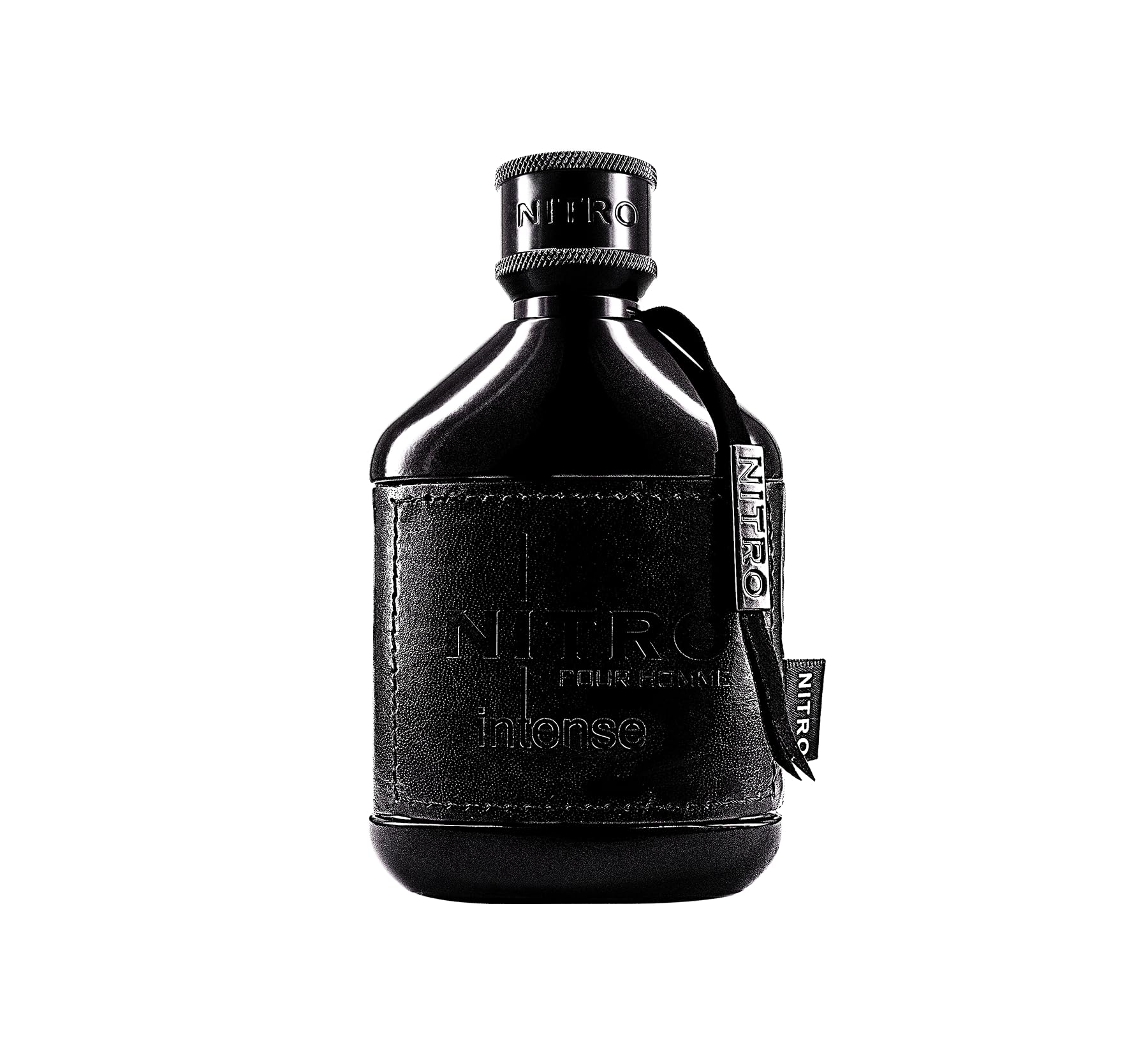 Dumont Nitro Intense close-up of ingredients highlighting warm spices and amber notes for elegant nights.