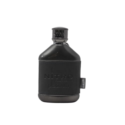 Dumont Nitro Platinum bottle close-up cap emphasizes refined craftsmanship and bold masculine presence.