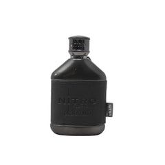 Dumont Nitro Platinum bottle close-up cap emphasizes refined craftsmanship and bold masculine presence.