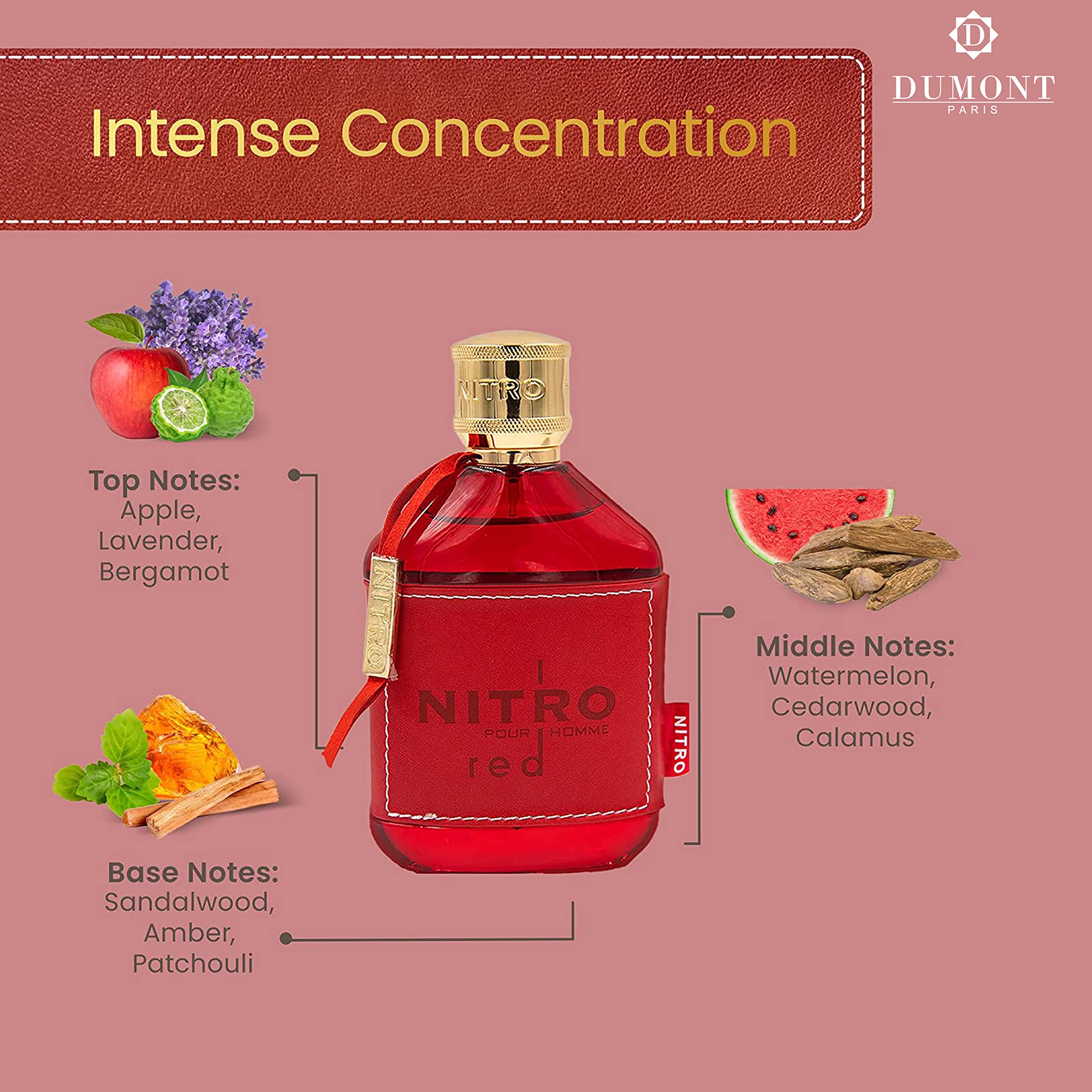 Dumont Nitro Red hand applying dab for easy daily wear
