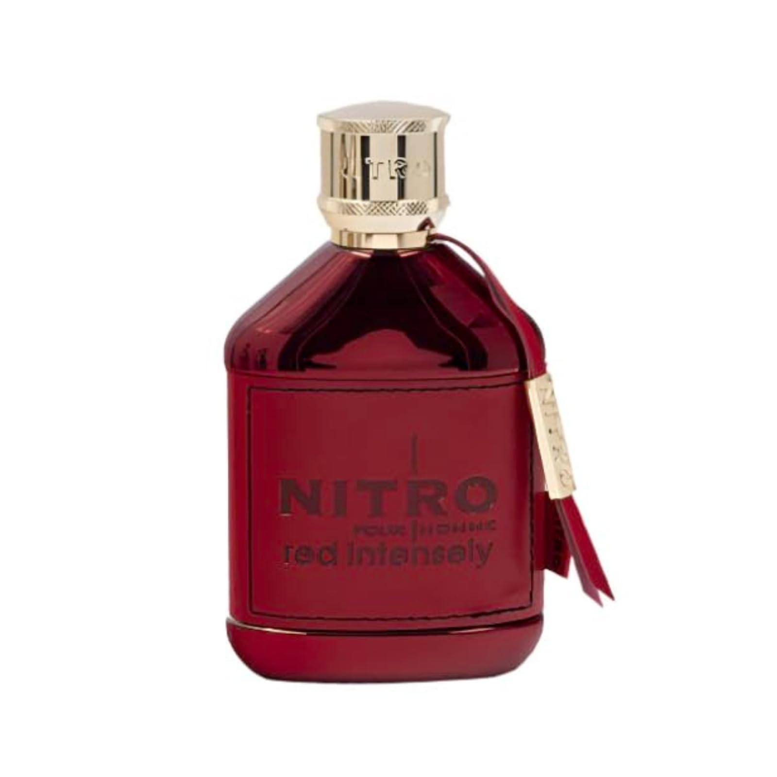 Dumont Nitro Red Intensely Extrait De Parfum packaging box highlights premium depth.