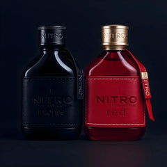 Dumont Nitro set packaging in black and red, gift-ready luxury presentation