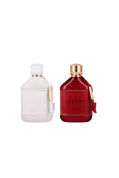 Dumont Nitro White packaging with gold accents, elegant gift-ready presentation