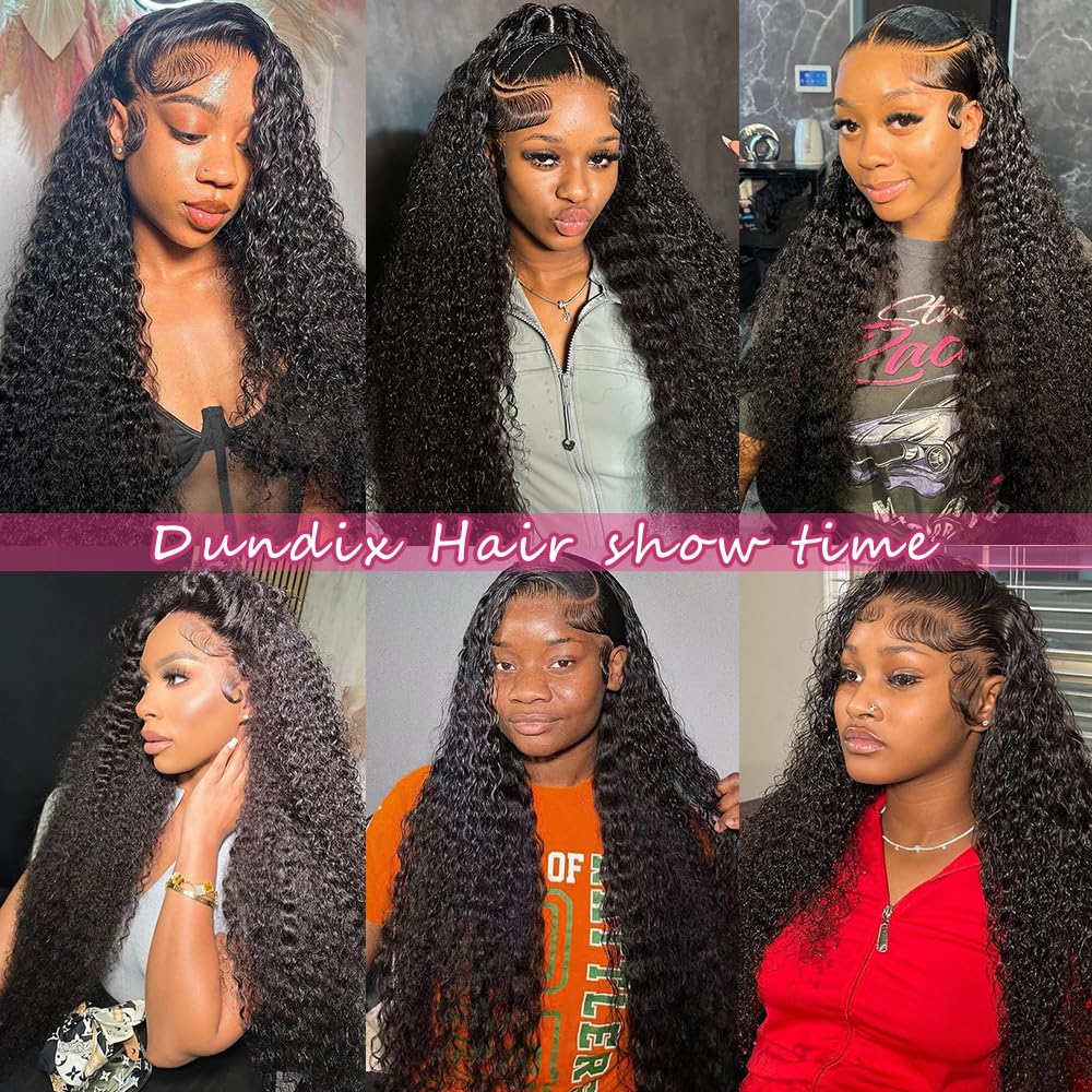 Dundix deep curly wig perfect for weddings and parties with natural movement.