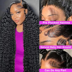 Dundix HD lace-front 13x6 wig offers natural parting and versatile styling possibilities.
