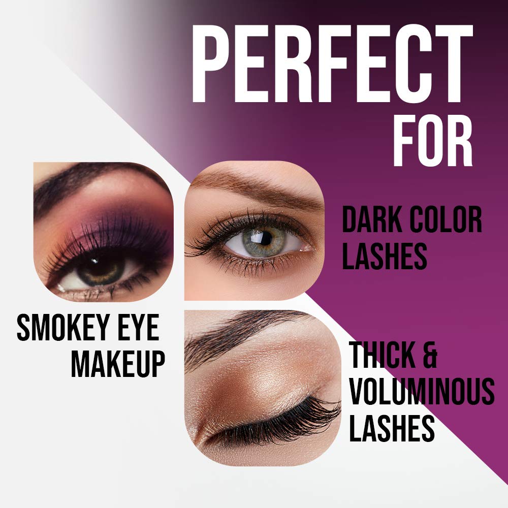 DUO Quick-Set Dark Tone creates dramatic lash looks with black-drying formula.