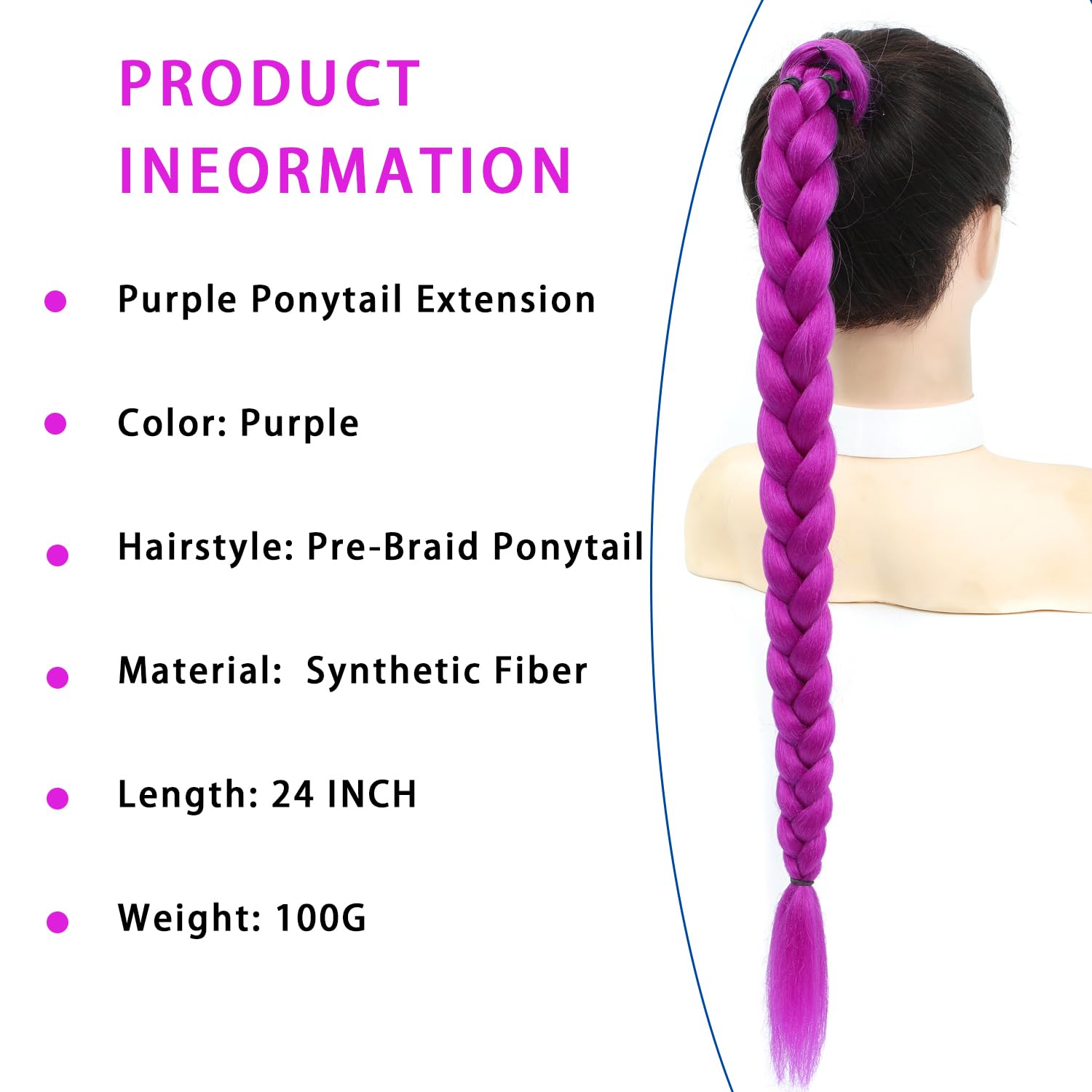 Duoduo Beauty elastic-tie pony-tail attachment for easy wear