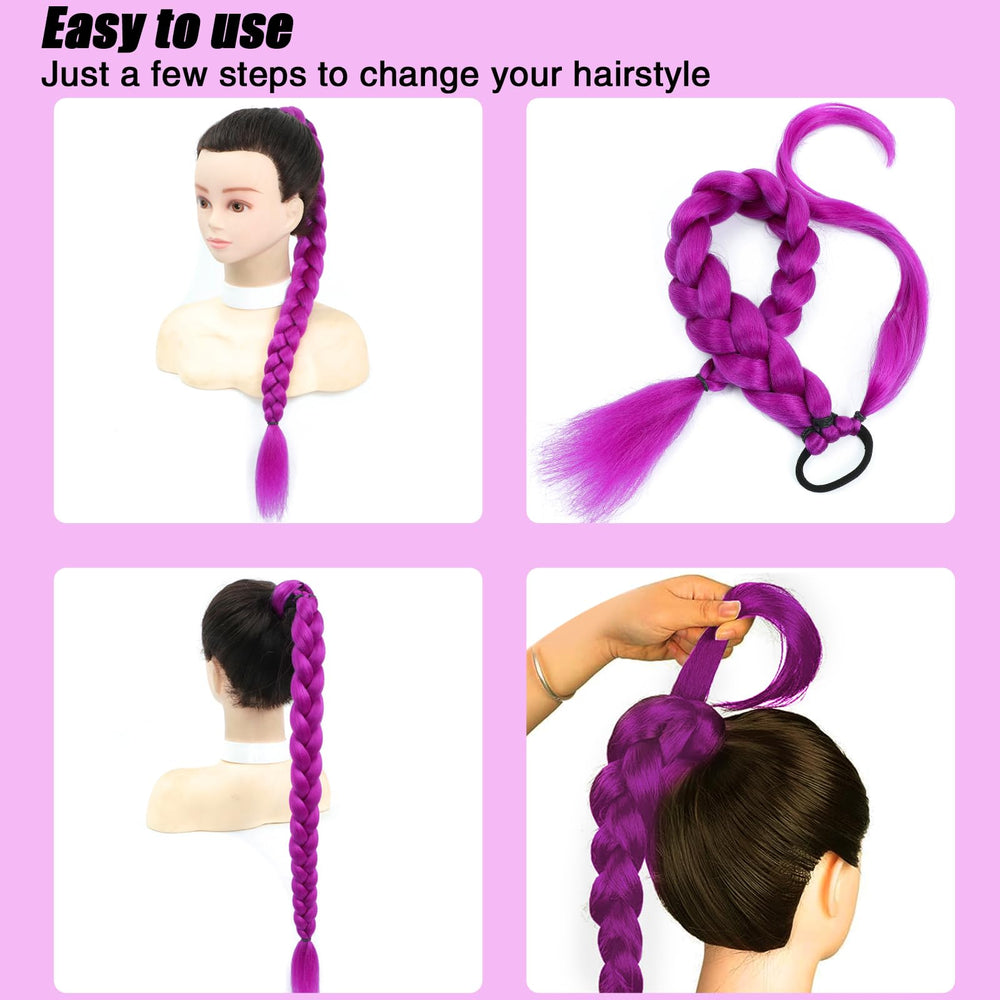Duoduo Beauty purple hair for stage cosplay and performances