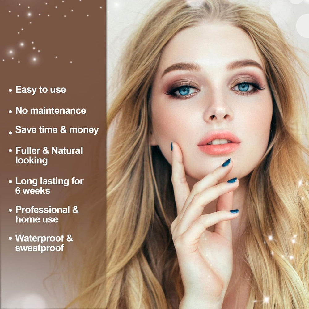 Duoffanny color tools included help precise brow and lash application
