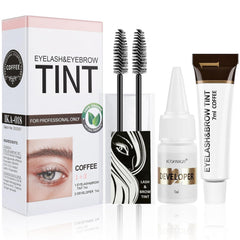 Duoffanny eyelash-brow-kit-box shows organized packaging for easy DIY coloring.