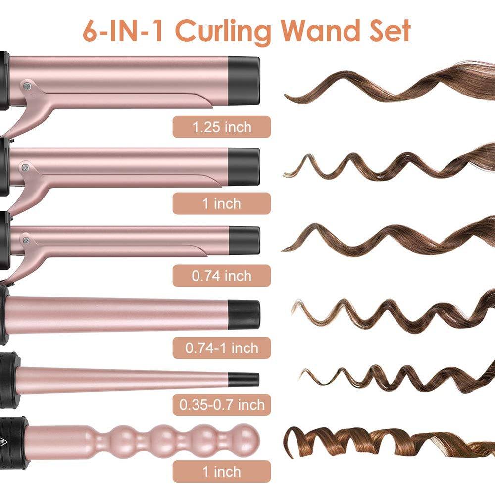 Duomishu interchangeable barrels collection highlights variety for curls, waves, and texture