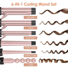 Duomishu interchangeable barrels collection highlights variety for curls, waves, and texture