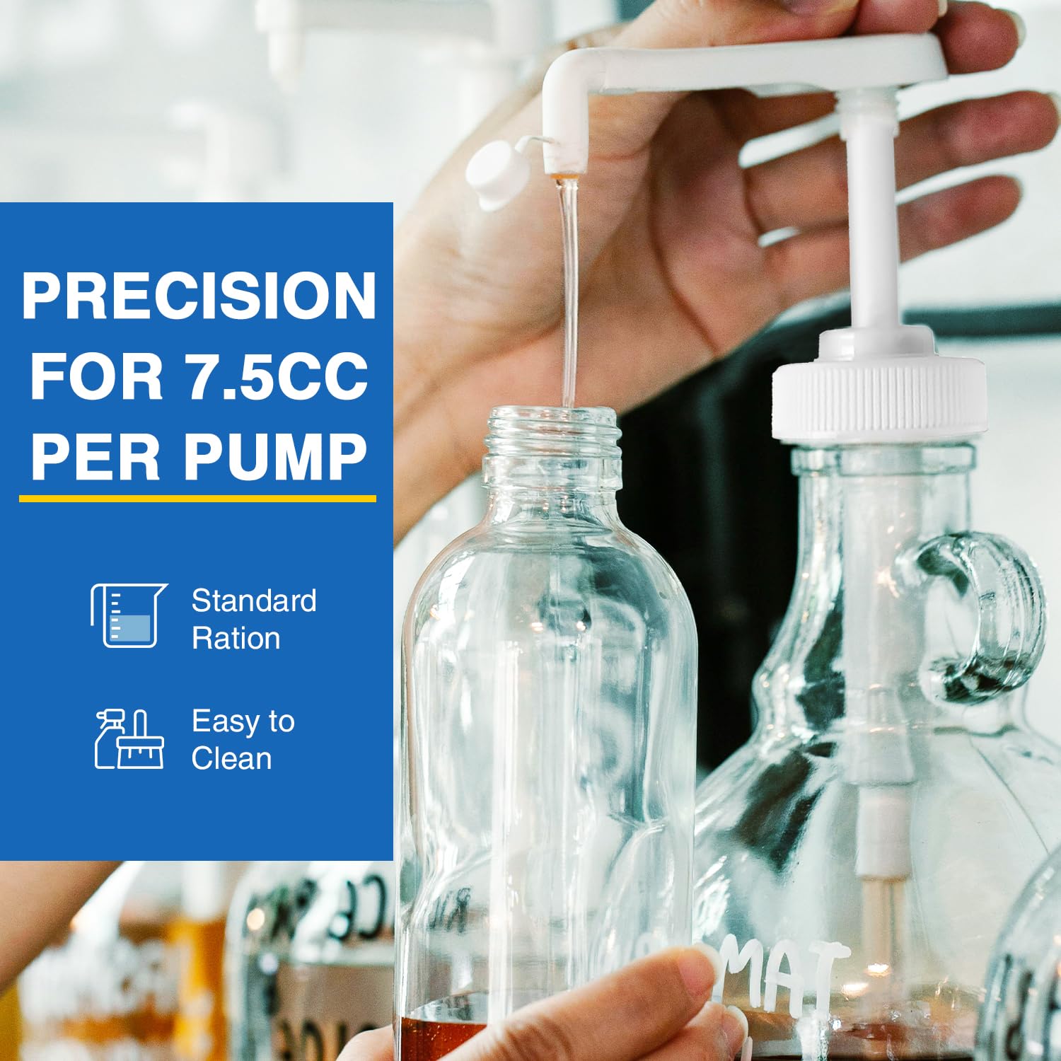 DupakSYS portion-control dispense for measured 7.5cc pours reducing waste
