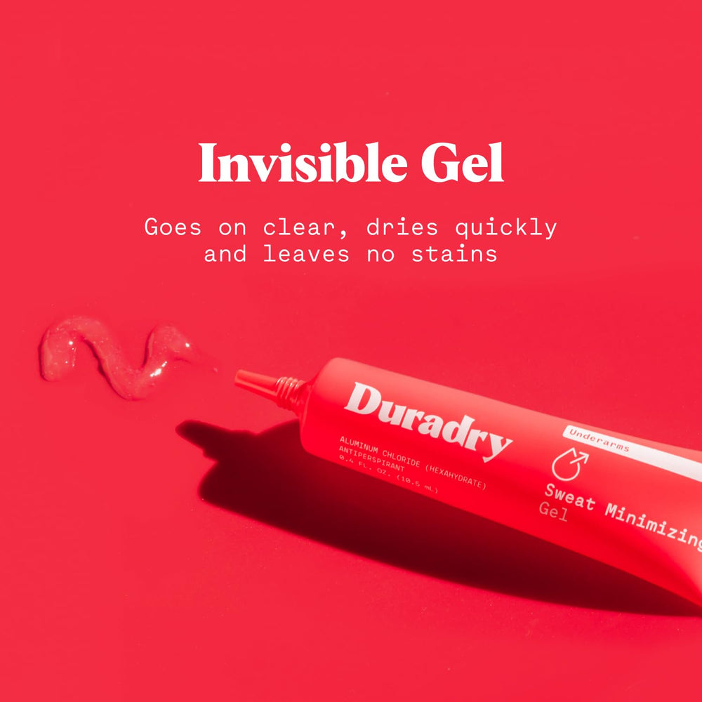 Duradry dermatologist-recommended label signals trusted formulation.