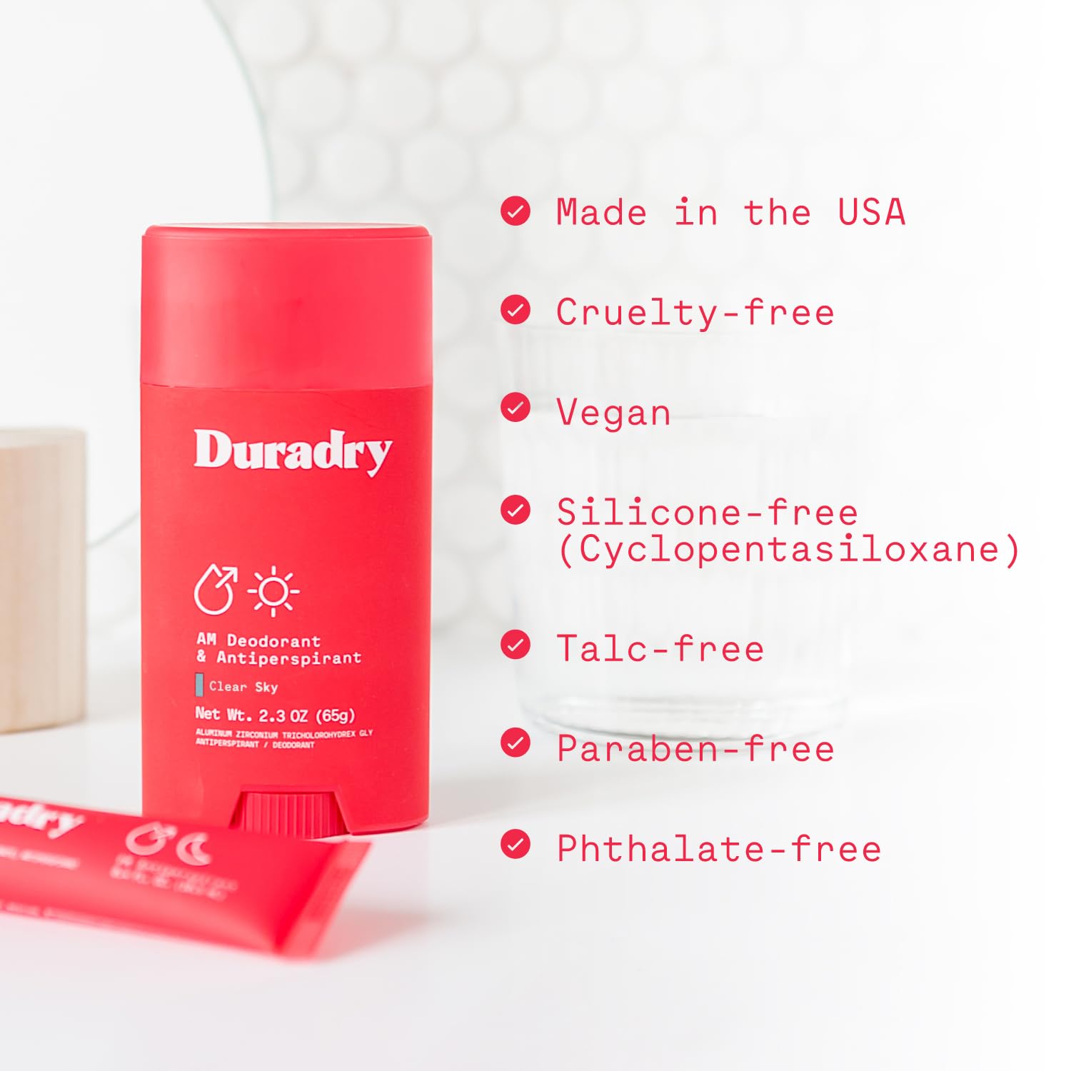 Duradry odor control underarm fresh demonstrates long lasting odor protection
