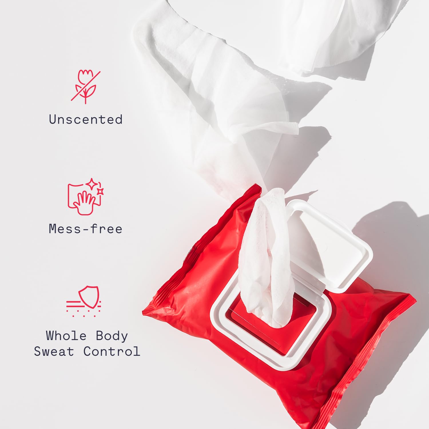 Duradry unscented-wipes-1 emphasizes fragrance-free formula for sensitive skin.