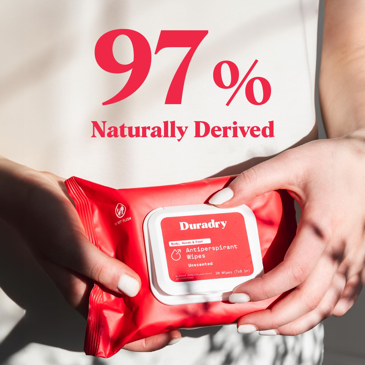 Duradry vegan-formula-wipes-1 points to plant-based, chemical-free formulation.