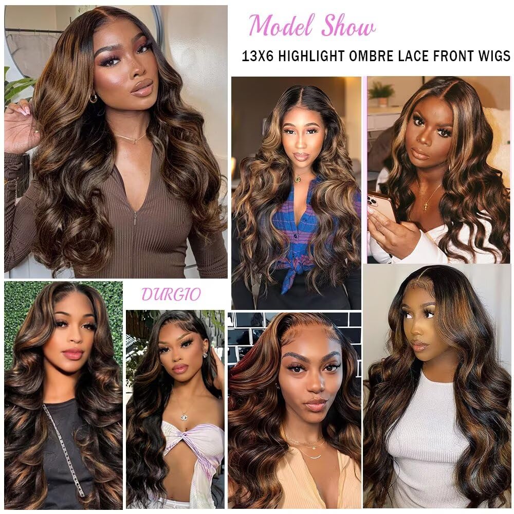 Durgio Glueless cap wig wear – image emphasizes secure all-day fit.