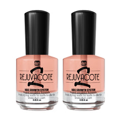 Duri Rejuvacote 2 bottle front view emphasizes sensitive formula for healthy nails.