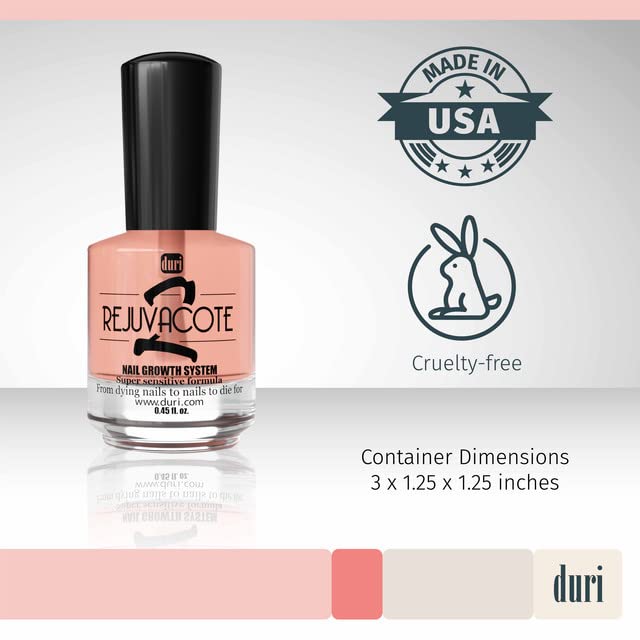 Duri Rejuvacote 2 moisture-seal emphasizes hydration and nail resilience.
