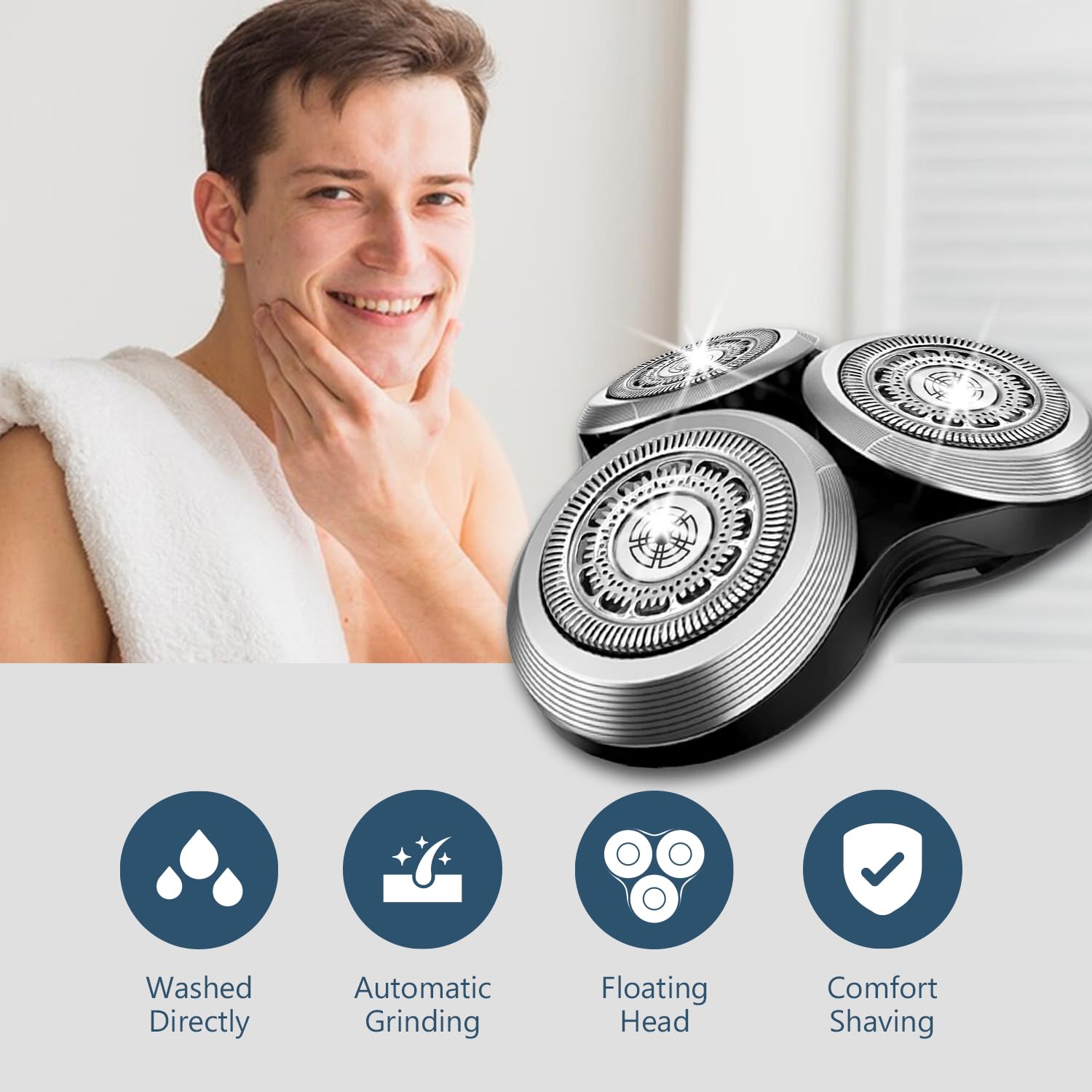 Durimi easy-install head swap demonstrates tool-free replacement