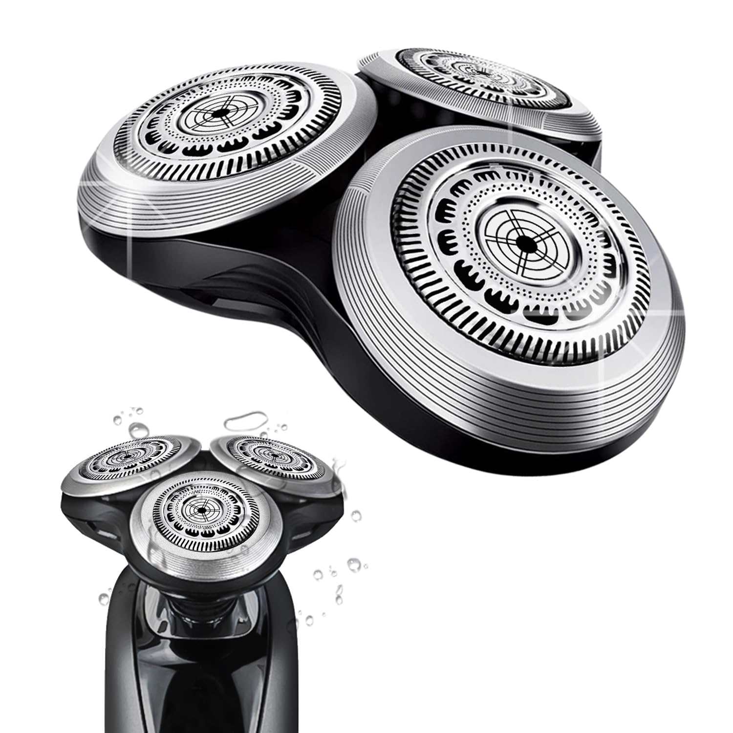 Durimi SH90 replacement rotary head assembly fits Philips Norelco S9000 for easy replacement