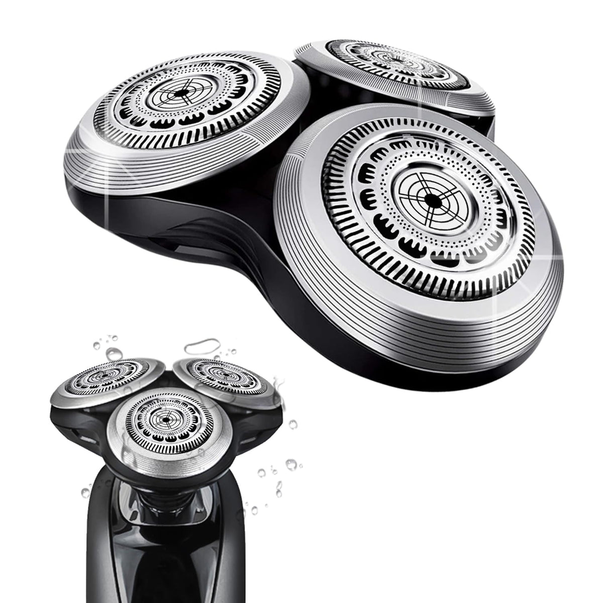 Durimi SH90 replacement rotary head assembly fits Philips Norelco S9000 for easy replacement