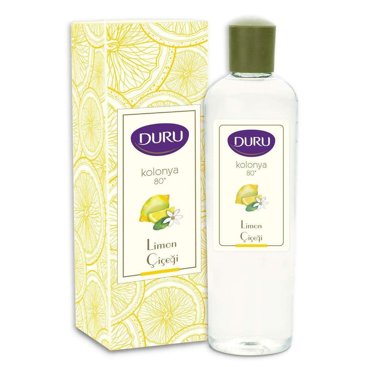 Duru lemon cologne bottle 400ml on a clean surface for daily freshness