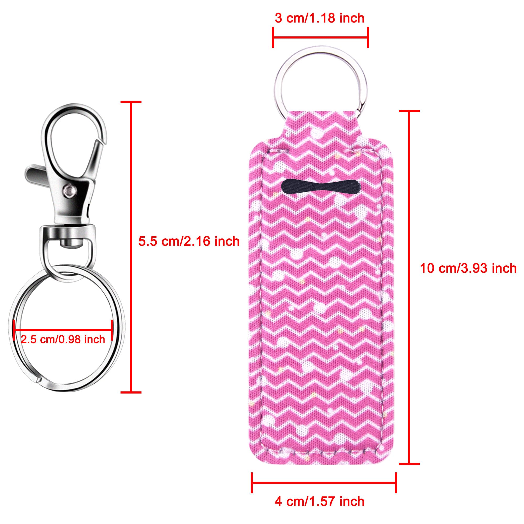 Duufin 20 patterns chapstick holder showcase for mixing and matching outfits.