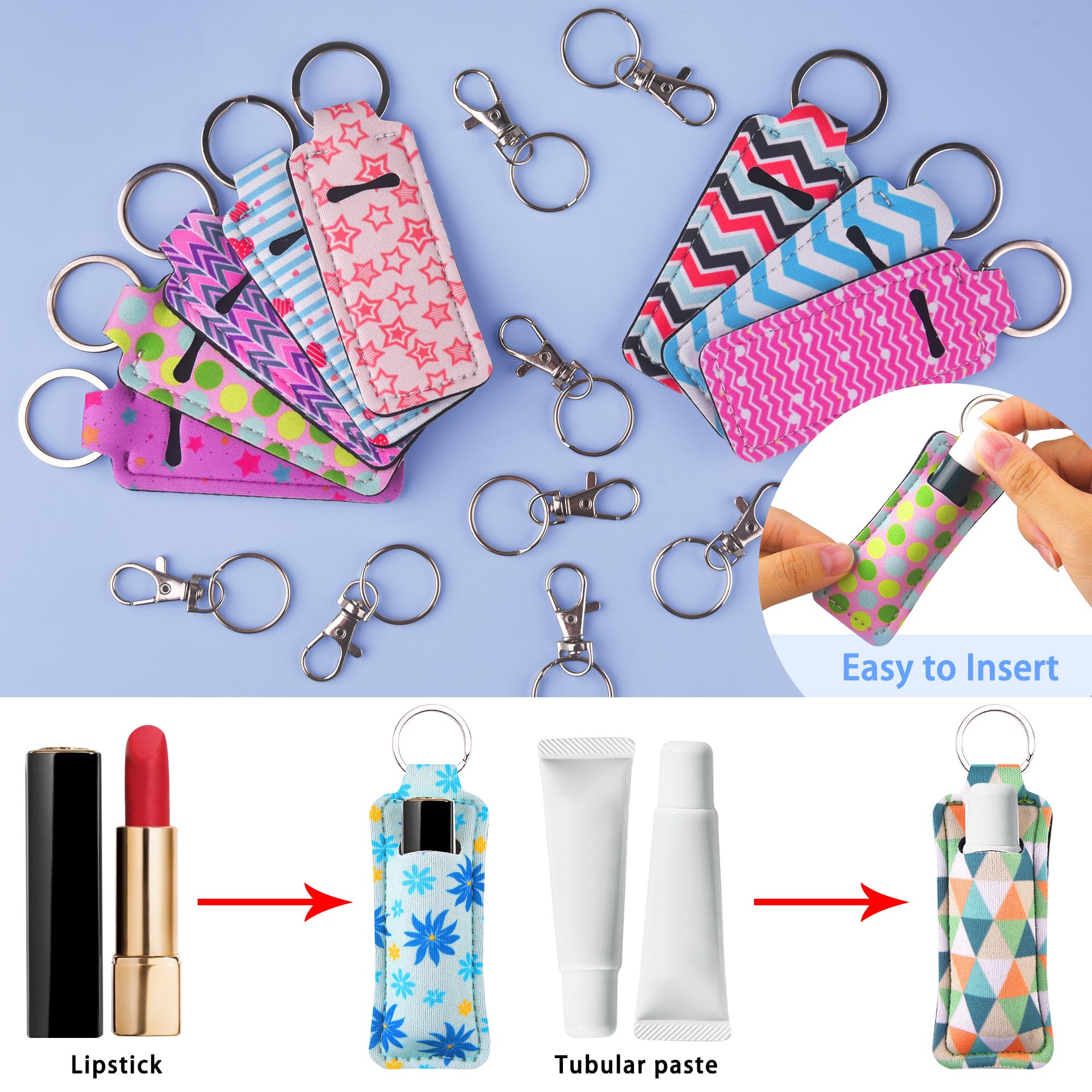 Duufin lanyard-style chapstick holder attached to backpack for easy reach.