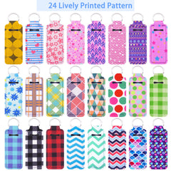 Duufin lip balm holder clip cords shown for secure bag attachment.