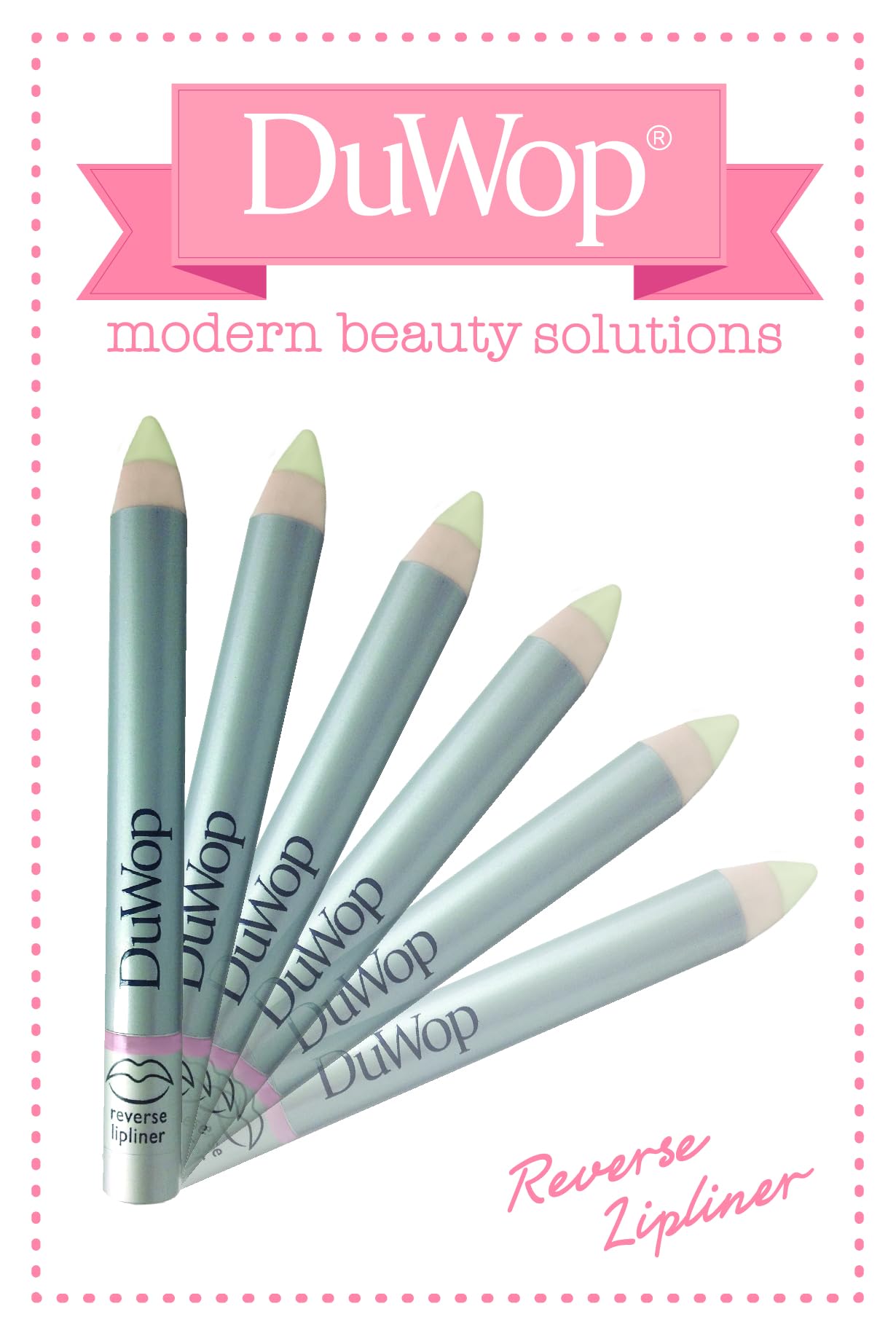 DuWop Reverse Lipliner freezer-sharpening tip delivers smoother sharpening and cleaner lines.
