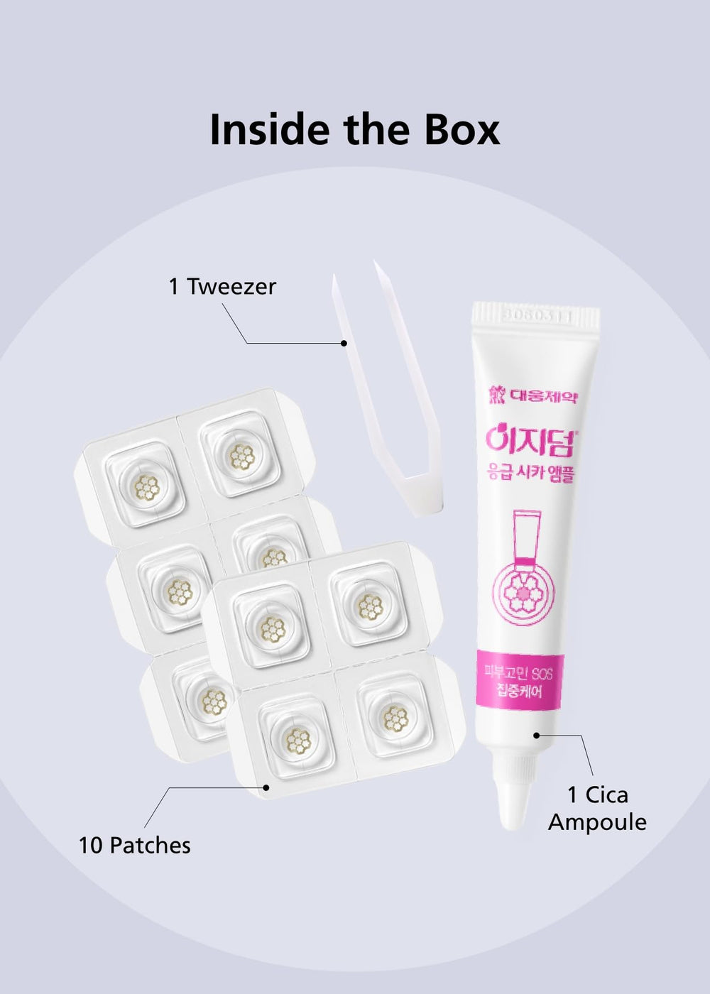 DWEasyDerm Box featuring new types packaging and updated design.